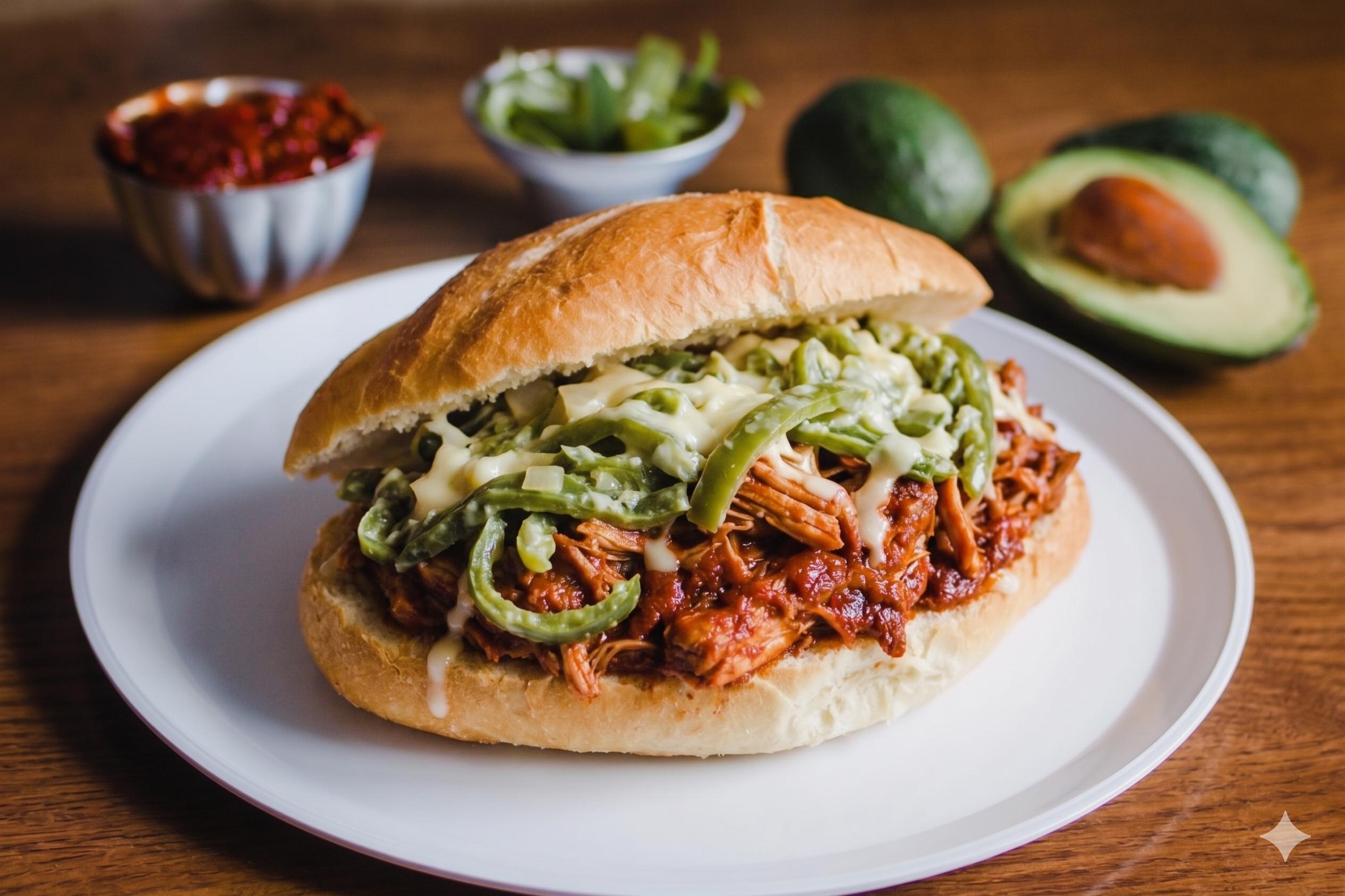 Torta de pierna enchilada